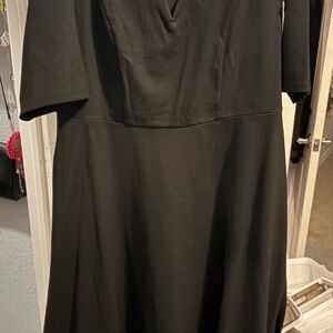 195- NWT City Chic Black 3/4 Sleeve Dress